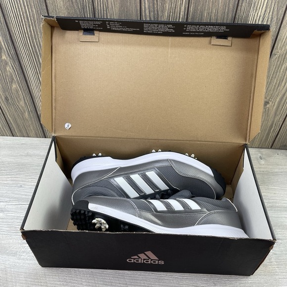 Adidas Mens Tech Response 2.0 Grey Soft Spike Golf Shoes EE9123 Size 11 - Picture 3 of 16